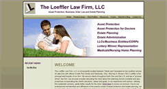 Desktop Screenshot of loefflerlawfirm.com